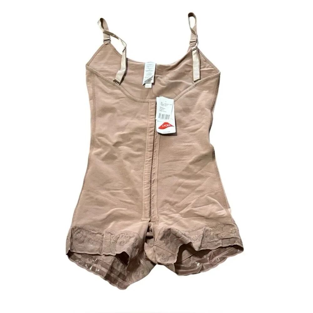 NWT LYCRA Tan Cocoa FAJA Shapewear for faja butt Lifting and Tummy Control S /32